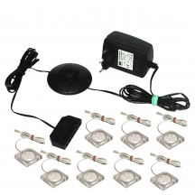 Oświetlenie 8x punkt LED Podstawowe