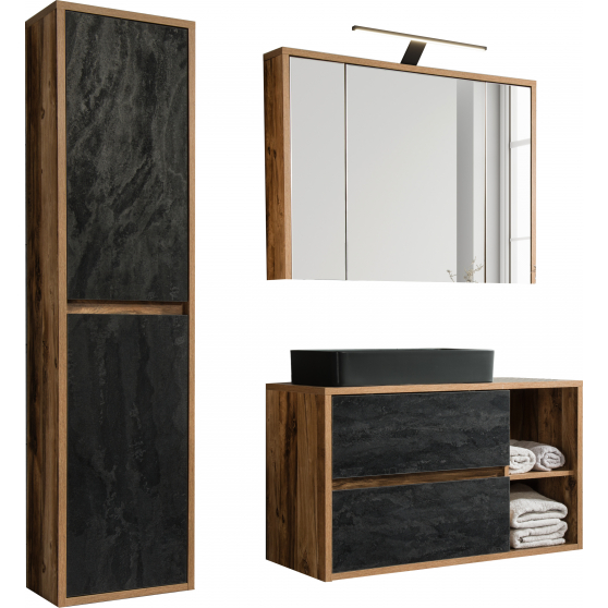 Zestaw mebli do łazienki SET 100-01 HAMPTON CONCERTE Podstawowe