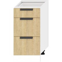 Szafka dolna stojąca 3 szuflady D.. S/3 DENIS Podstawowe (1)