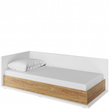 Łóżko 90 x 200 z materacem i pojemnikiem MS-09L Lewe SIMI Podstawowe (1)