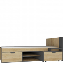 Łóżko 90 x 200 NA13 NANO DĄB RIVIERA Podstawowe