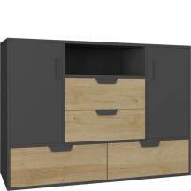 Komoda NA7 NANO DĄB RIVIERA Podstawowe