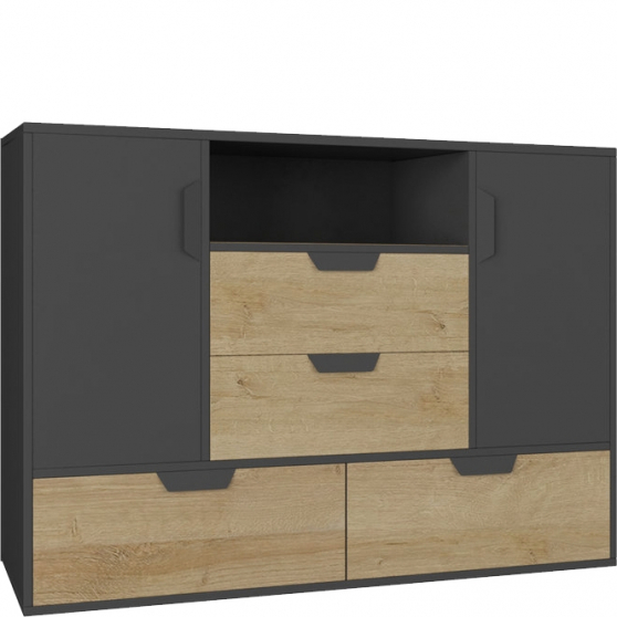 Komoda NA7 NANO DĄB RIVIERA Podstawowe