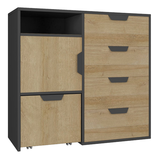 Komoda NA8 NANO DĄB RIVIERA Podstawowe