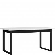 Stół rozkładany 160-240x90 MWST03 Biały Połysk / Czarna Perła Podstawowe