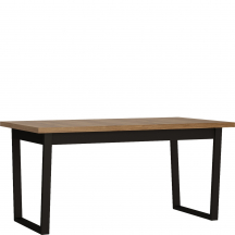 Stół rozkładany 160-240x90 MWST04 Dąb Catania / Czarna Perła Podstawowe