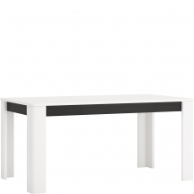 Stół rozkładany 160-200x90 MWST07 Biały Połysk / Dąb Vicenza Czarny Podstawowe