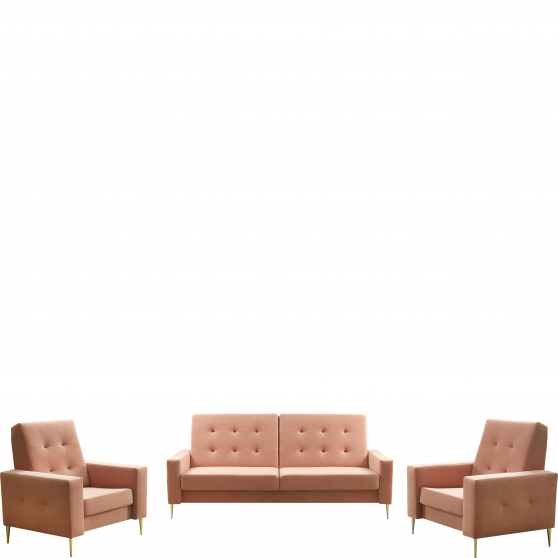 Zestaw wypoczynkowy 3+1+1 DOMINO Podstawowe