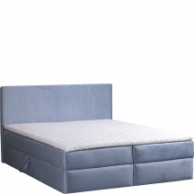 Łóżko kontynentalne 140 x 200 LISA z pojemnikiem Podstawowe