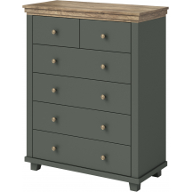 Komoda wysoka 6 szuflad 24ZRJU45 TYP-45 EVORA SYPIALNIA Podstawowe