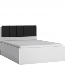 Łóżko 140x200 ze stelażem i z pojemnikiem LYOZ02 LYON BIAŁY Podstawowe