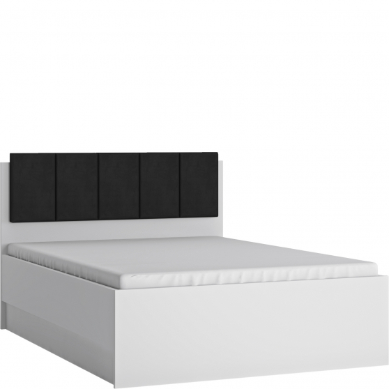 Łóżko 140x200 ze stelażem i z pojemnikiem LYOZ02 LYON BIAŁY Podstawowe