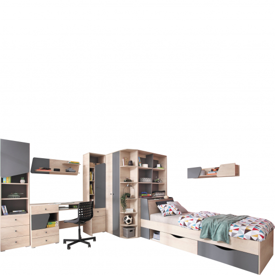 Zestaw mebli młodzieżowych A DELTA Podstawowe