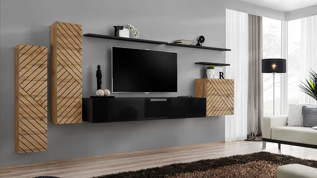 ASM Meble Switch czarny wotan lamel WTSL SW1
