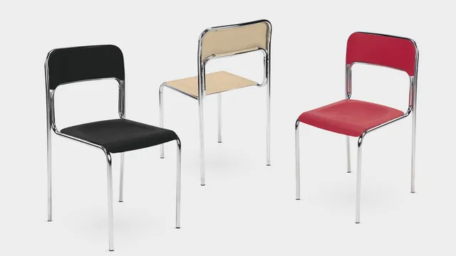 Nowy styl cortina aranżacja krzesła i hokery