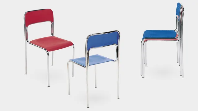Nowy styl cortina aranżacja krzesła i hokery