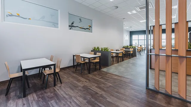 Nowy Styl cafe LGW aranżacja