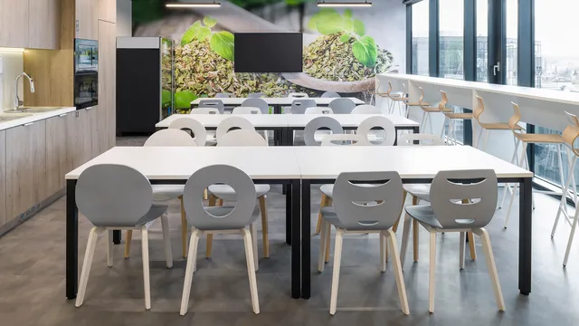 Nowy Styl cafe LGW aranżacja