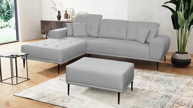 Gib Meble narożnik Rapallo lewy w tkaninie Luxo 6601