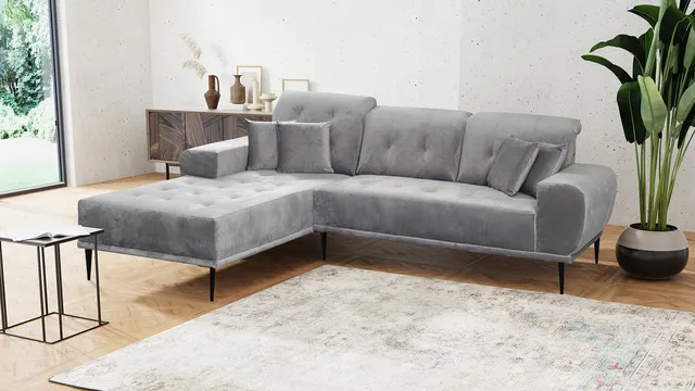 Gib Meble narożnik Rapallo lewy w tkaninie Tiffany 15