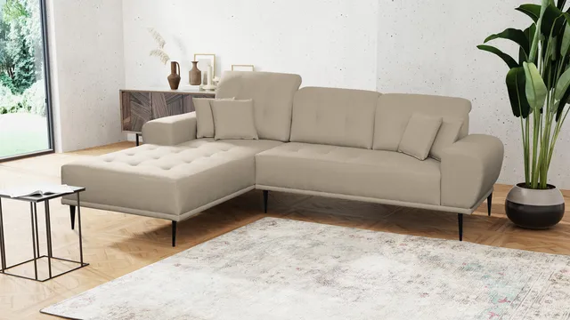Gib Meble narożnik Rapallo lewy w tkaninie Luxo 6610