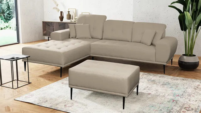 Gib Meble narożnik Rapallo lewy w tkaninie Luxo 6610