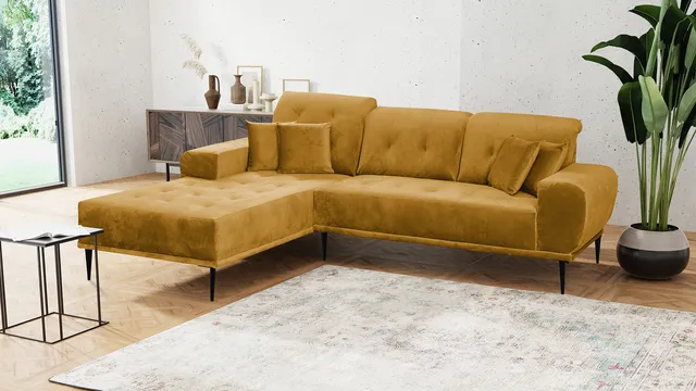 Gib Meble narożnik Rapallo lewy w tkaninie Tiffany 08