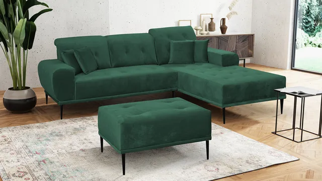Gib Meble narożnik Rapallo prawy w tkaninie Tiffany 10