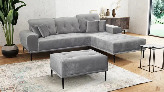 Gib Meble narożnik Rapallo prawy w tkaninie Tiffany 15