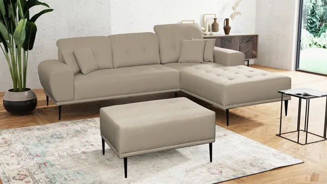 Gib Meble narożnik Rapallo prawy w tkaninie Luxo 6610