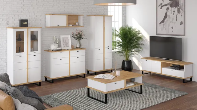 MebloCross kolekcja Cross dąb artisan biały