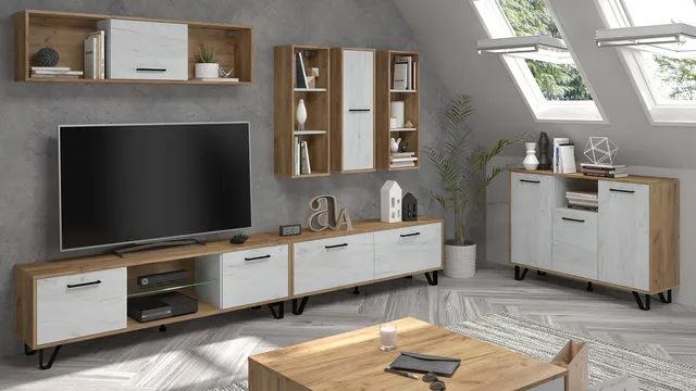 MebloCross Boss craft złoty craft biały