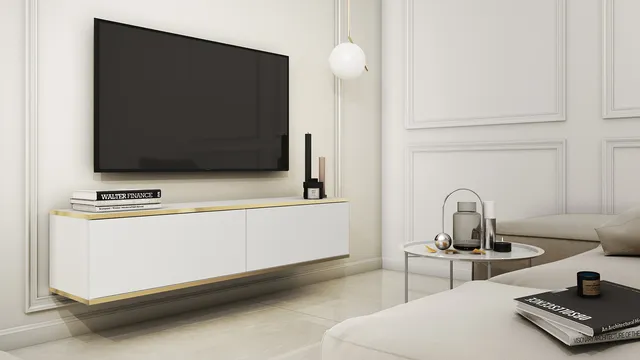 Piaski Meble Oro RTV135 Biały