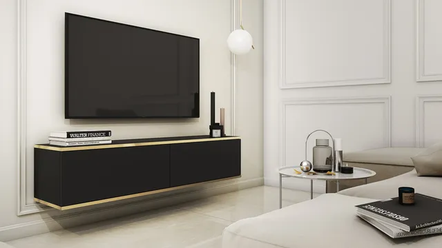 Piaski Meble Oro RTV135 Czarny