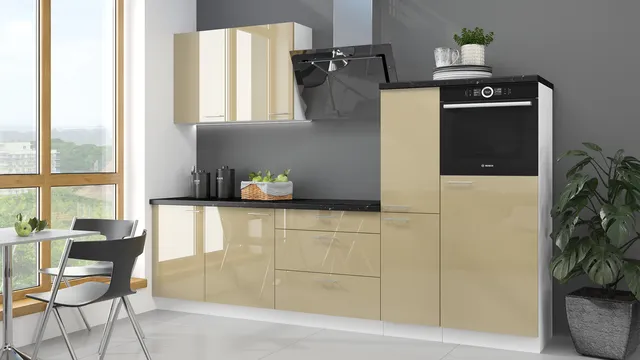 Stolarz Lempert Lara Cappucino Połysk zdjęcie aranżacyjne 01