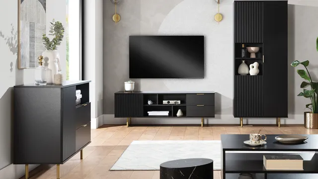 Gib Meble   Nubia salon czarny mat