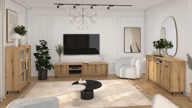 Restol Anne dąb evoke salon